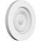 Ekena Millwork Standard Grayson Bullseye Rosette with Square Edge, 5"W x 5"H x 1/2"P ROSP050X050X050GRY02 - alternate 1
